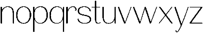 Morenta Extra Light otf (200) Font LOWERCASE