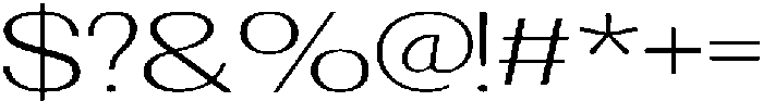 Morenta Light Expanded otf (300) Font OTHER CHARS