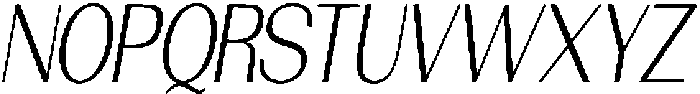 Morenta Light Slanted Condensed otf (300) Font UPPERCASE