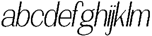 Morenta Light Slanted Condensed otf (300) FONT