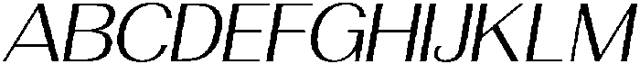 Morenta Light Slanted Expanded otf (300) Font UPPERCASE