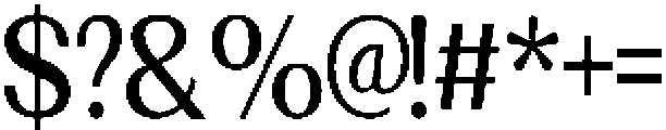 Morenta Semi Bold Condensed otf (600) Font OTHER CHARS