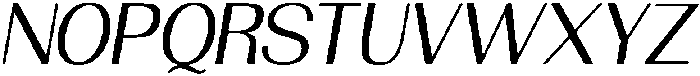 Morenta Slanted otf (400) Font UPPERCASE