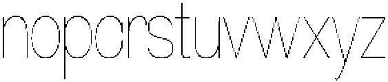 Morenta Thin Condensed otf (100) Font LOWERCASE