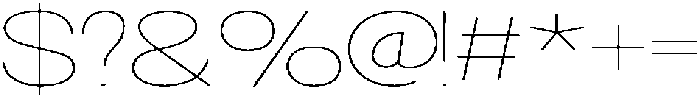 Morenta Thin Expanded otf (100) Font OTHER CHARS