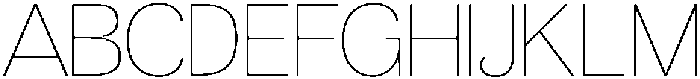Morenta Thin Expanded otf (100) Font UPPERCASE