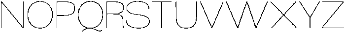 Morenta Thin Expanded otf (100) Font UPPERCASE