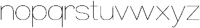 Morenta Thin Expanded otf (100) Font LOWERCASE