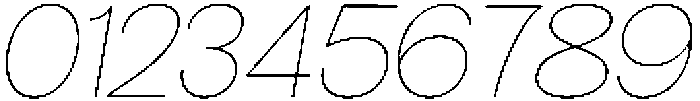 Morenta Thin Slanted otf (100) Font OTHER CHARS