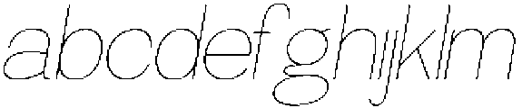 Morenta Thin Slanted otf (100) FONT