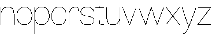 Morenta Thin otf (100) Font LOWERCASE