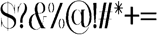 Moresby-Regular otf (400) Font OTHER CHARS