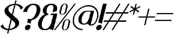 Morevonix Italic otf (400) Font OTHER CHARS