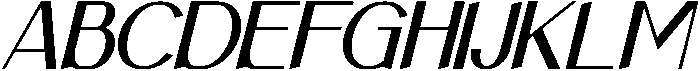 Morevonix Italic otf (400) Font UPPERCASE