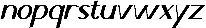 Morevonix Italic otf (400) Font LOWERCASE