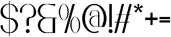 Morgan otf (400) Font OTHER CHARS