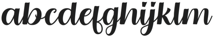 Morgana  Regular otf (400) Font LOWERCASE