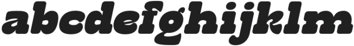Morge Knight Italic otf (400) Font LOWERCASE
