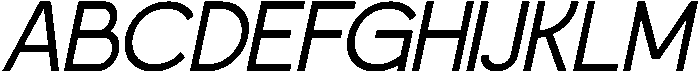 Morgelora Italic otf (400) Font UPPERCASE