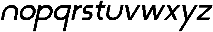 Morgelora Italic otf (400) Font LOWERCASE