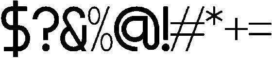 Morgelora otf (400) Font OTHER CHARS