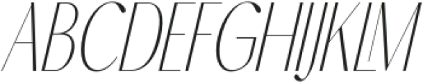 Morgem Italic Condensed otf (400) Font UPPERCASE