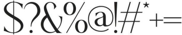 Morgena Medium otf (500) Font OTHER CHARS