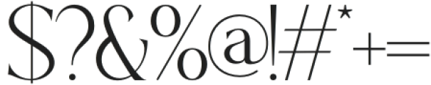 Morgena-Regular otf (400) Font OTHER CHARS