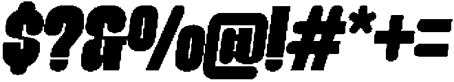 Morica Slant otf (400) Font OTHER CHARS