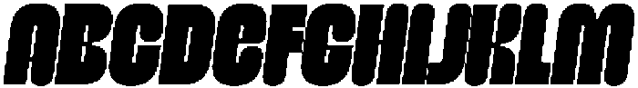 Morica Slant otf (400) Font UPPERCASE
