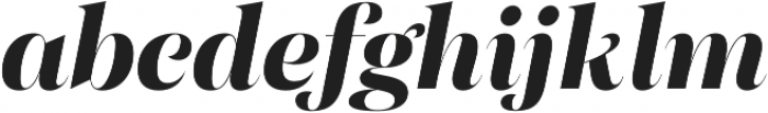 Morison Display Bold Italic otf (700) Font LOWERCASE