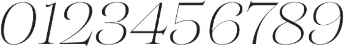 Morison Display Extralight Italic otf (200) Font OTHER CHARS