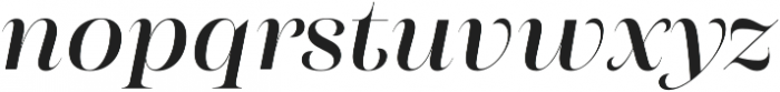 Morison Display Italic otf (400) Font LOWERCASE