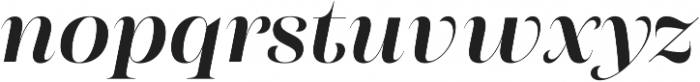 Morison Display Medium Italic otf (500) Font LOWERCASE