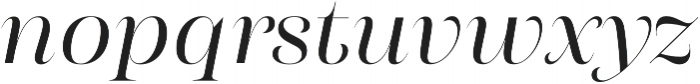 Morison Display Semilight Italic otf (300) Font LOWERCASE