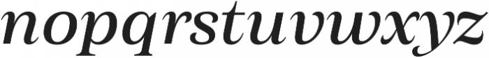 Morison Italic otf (400) Font LOWERCASE