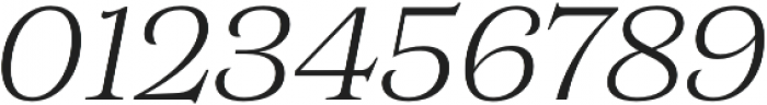 Morison Light Italic otf (300) Font OTHER CHARS