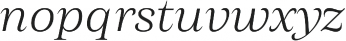Morison Light Italic otf (300) Font LOWERCASE
