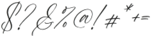 Moriyathena Italic otf (400) Font OTHER CHARS