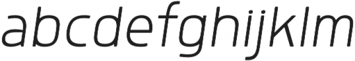 Morl ExtraLight Italic otf (200) Font LOWERCASE