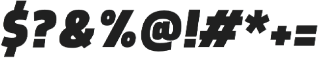 Morl Sans Black Italic otf (900) Font OTHER CHARS