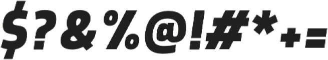 Morl Sans Bold Italic otf (700) Font OTHER CHARS