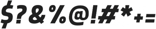 Morl Sans Medium Italic otf (500) Font OTHER CHARS