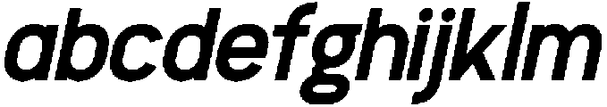 Mornelle Bold Condensed Oblique otf (700) FONT