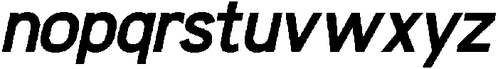 Mornelle Bold Condensed Oblique otf (700) Font LOWERCASE