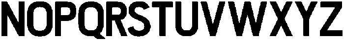 Mornelle Bold Condensed otf (700) Font UPPERCASE