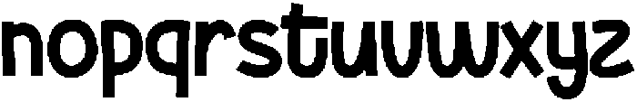 Mornilo Regular otf (400) Font LOWERCASE