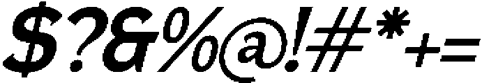 Morning Breakfast Italic otf (400) Font OTHER CHARS