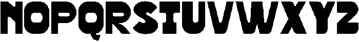Morning Bredok otf (400) Font UPPERCASE