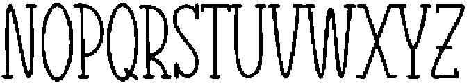 Morning Bright Regular otf (400) Font UPPERCASE